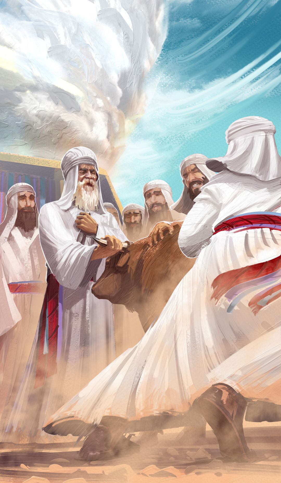 Bible curriculum sacrifice illustration